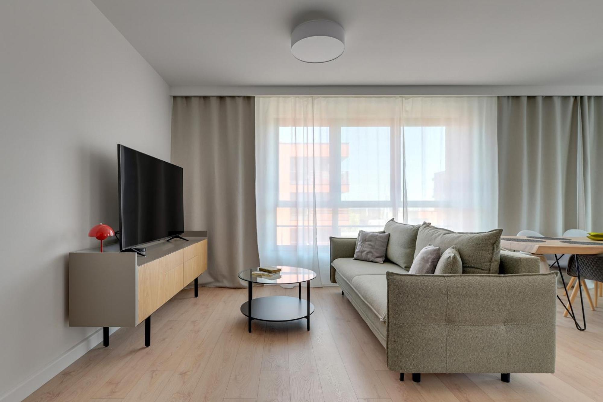 Doki Living - Foodhall & Parking By Downtown Apartments Gdansk Ngoại thất bức ảnh