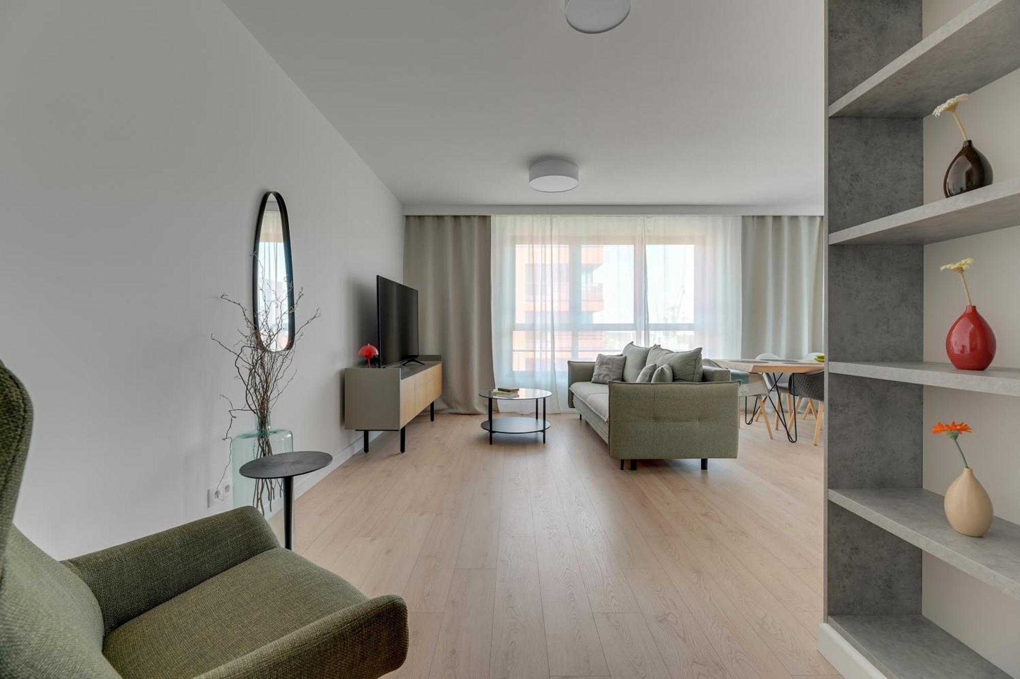 Doki Living - Foodhall & Parking By Downtown Apartments Gdansk Ngoại thất bức ảnh
